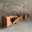 画像8: 【39.5cm】木彫り 人形 ウッドカービング 置物■ビンテージ アンティーク レトロ ヨーロッパ雑貨 民藝 彫刻 インテリア オブジェ (8)