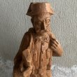 画像6: 【39.5cm】木彫り 人形 ウッドカービング 置物■ビンテージ アンティーク レトロ ヨーロッパ雑貨 民藝 彫刻 インテリア オブジェ (6)