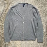 画像: 【XL】DOCKERS アクリルニット カーディガン グレー 無地■ビンテージ オールド レトロ アメリカ古着 ドッカーズ リーバイス セーター