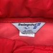 画像4: 【L/XL】USA製 Swingster ナイロン 中綿レーシングジャケット 赤■ビンテージ オールド アメリカ古着 企業 80s スウィングスター (4)