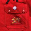 画像4: 【S】60s BSA ボーイスカウト ワッペン付き ウールシャツジャケット レッド 赤■ビンテージ オールド レトロ アメリカ古着 動物 (4)