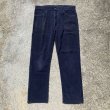 画像1: 【W36】USA製 Levi's 519 コーデュロイパンツ ネイビー 紺色■ビンテージ オールド レトロ アメリカ古着 80s リーバイス ストレート (1)