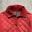 画像2: 【M】Woolrich 裏地付き キルティングジャケット 赤系 無地■ビンテージ オールド アメリカ古着 ウールリッチ レディース (2)