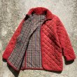 画像7: 【M】Woolrich 裏地付き キルティングジャケット 赤系 無地■ビンテージ オールド アメリカ古着 ウールリッチ レディース (7)