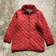 画像1: 【M】Woolrich 裏地付き キルティングジャケット 赤系 無地■ビンテージ オールド アメリカ古着 ウールリッチ レディース (1)