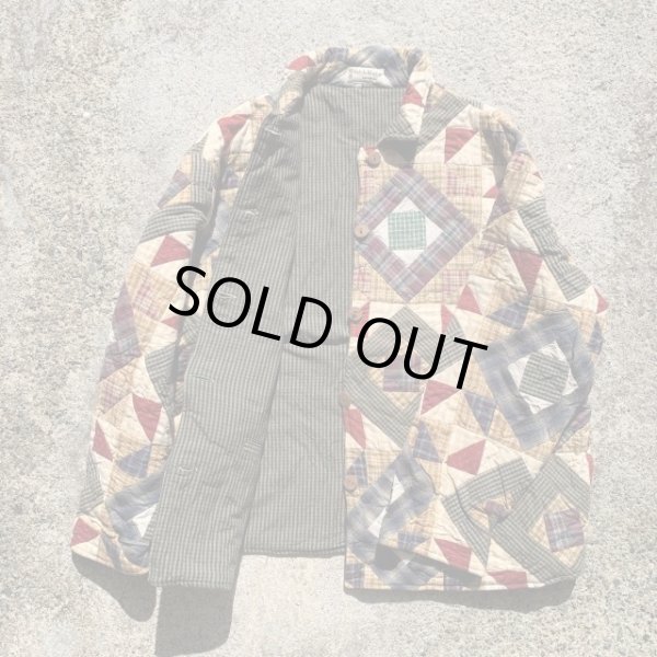 画像6: 【XL】Patch Magic パッチワーク ジャケット 総柄■ビンテージ オールド レトロ アメリカ古着 インド製 リバーシブル No.1 (6)