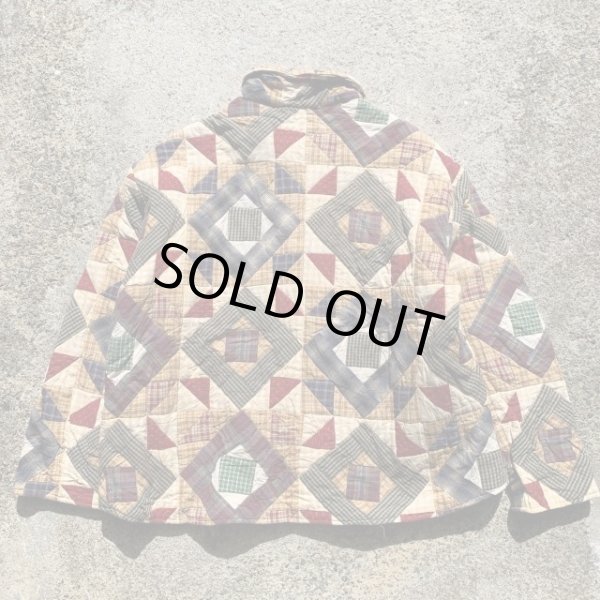 画像7: 【XL】Patch Magic パッチワーク ジャケット 総柄■ビンテージ オールド レトロ アメリカ古着 インド製 リバーシブル No.1 (7)