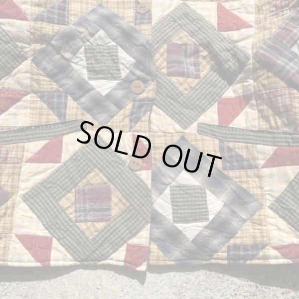 画像4: 【XL】Patch Magic パッチワーク ジャケット 総柄■ビンテージ オールド レトロ アメリカ古着 インド製 リバーシブル No.1 (4)