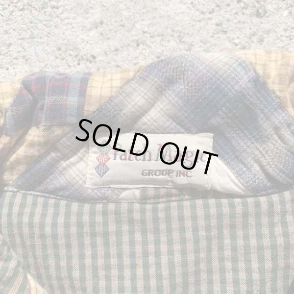 画像3: 【XL】Patch Magic パッチワーク ジャケット 総柄■ビンテージ オールド レトロ アメリカ古着 インド製 リバーシブル No.1 (3)