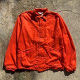 画像: 【S/M】WEST WIND ナイロン コーチジャケット オレンジ 無地■ビンテージ オールド レトロ アメリカ古着 70s/80s