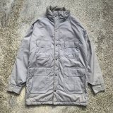 画像: 【M/L】USA製 Woolrich ハーフコート ジャケット グレー■ビンテージ オールド レトロ アメリカ古着 80s ウールリッチ スタンドカラー