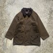 画像1: 【Kids】Barbour ビューフォート オイルドジャケット 茶系■オールド レトロ ヨーロッパ古着 ユーロ バブアー 子供服 (1)