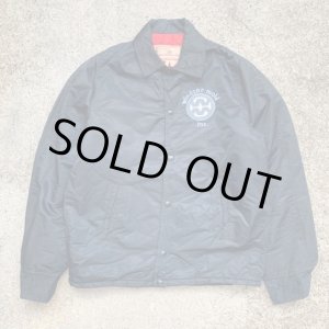 画像: 【L】Sportsking Inc. チェーン刺繍 ナイロン コーチジャケット ネイビー 紺色■ビンテージ オールド レトロ アメリカ古着 70s 企業