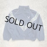 画像: 【M- X SHORT】USAF PTU トレーニングジャケット ネイビー■オールド ミリタリー アメリカ古着 米軍実物 ナイロン リフレクター