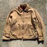 画像: 【ボーイズ or レディース】50s FORESTER GARMENT リバーシブル ジャケット ベージュ×赤■ビンテージ オールド レトロ アメリカ古着 