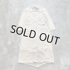 画像: 【XL】カナダ製 ERE ロングコート ジャケット 生成り色 白■ビンテージ オールド レトロ アメリカ古着 ウエスタン キャンバスコットン