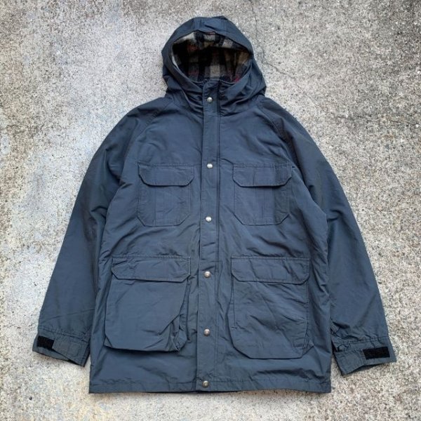 画像1: 【L】USA製 Woolrich 内装ウール マウンテンパーカー ジャケット ネイビー 紺■ビンテージ オールド アメリカ古着 80s ウールリッチ (1)