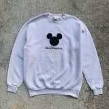 画像: 【M】WALT DISNEY ミッキーマウス スウェット 白■ビンテージ オールド アメリカ古着 ディズニー トレーナー No.1