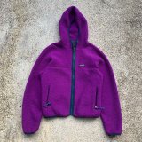 画像: 【レディース】USA製 patagonia ジップアップ フリースジャケット パーカー 紫■ビンテージ アメリカ古着 パタゴニア キッズ 子供服