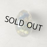 画像: 【8.0cm】アメリカ雑貨 花 球体 ガラスオブジェ■ビンテージ アンティーク レトロ エッグ型 プリザーブドフラワー