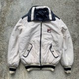 画像: 【L】イタリア製 FILA 中綿 リバーシブルジャケット 白×紺■ビンテージ オールド レトロ ヨーロッパ古着 フィラ