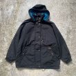 画像1: 【L】Woolrich 中綿入り ナイロン ジャケット ブラック 黒■ビンテージ オールド アメリカ古着 ウールリッチ マウンテンパーカー (1)