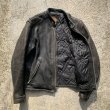 画像7: 【S/M 38】USA製 WALTER DYER シングルライダース レザージャケット 黒■ビンテージ オールド アメリカ古着 シボ 革ジャン 肉厚 80s (7)