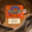 画像4: 【XL/XXL 52】USA製 COOPER A-2タイプ レザージャケット 焦げ茶■ビンテージ オールド アメリカ古着 革ジャン クーパー ビッグサイズ (4)