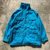 画像: 【M/L】USA製 Woolrich マウンテンパーカー ジャケット ターコイズブルー■ビンテージ オールド レトロ アメリカ古着 80s ウールリッチ