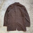 画像2: 【M】Harris Tweed ウール テーラードジャケット 茶色■ビンテージ オールド レトロ アメリカ古着 ブレザー ハリスツイード 70s (2)