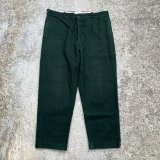 画像: 【W38】UNKNOWN ウールパンツ オリーブ グリーン 緑■ビンテージ オールド レトロ アメリカ古着 ビッグサイズ 50s/60s