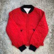 画像5: 【M/L】TOWNCRAFT ジップアップ キルティングジャケット レッド 赤■ビンテージ オールド アメリカ古着 ライナー 60s タウンクラフト (5)