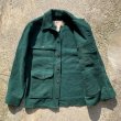 画像10: 【M】70s FILSON ダブルマッキーノ ウール クルーザージャケット グリーン 緑無地■ビンテージ オールド レトロ アメリカ古着 フィルソン (10)