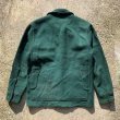 画像2: 【M】70s FILSON ダブルマッキーノ ウール クルーザージャケット グリーン 緑無地■ビンテージ オールド レトロ アメリカ古着 フィルソン (2)