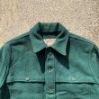 画像3: 【M】70s FILSON ダブルマッキーノ ウール クルーザージャケット グリーン 緑無地■ビンテージ オールド レトロ アメリカ古着 フィルソン (3)