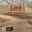 画像8: 【W30】美品 USA製 Lee 305 コーデュロイパンツ ベージュ■ビンテージ オールド アメリカ古着 90s リー レディース テーパード (8)