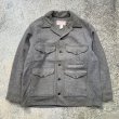 画像1: 【XL】70s FILSON ダブルマッキーノ ウール クルーザージャケット グレー 無地■ビンテージ オールド レトロ アメリカ古着 フィルソン (1)