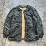 画像: 【S/M】50s USAF キャトルジャケット ウールパイルライナー■ビンテージ オールド ミリタリー カーディガン アメリカ古着 黒タグ 