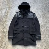 画像: 【M/L】The Kooples ウール ダッフルコート ジャケット ネイビー 濃紺■ビンテージ オールド レトロ ヨーロッパ古着 