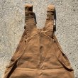 画像8: 【W34】USA製 carhartt カットオフ ブラウンダック オーバーオール■ビンテージ オールド アメリカ古着 80s カーハート ダブルニー (8)