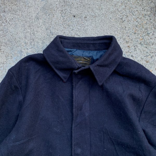 画像2: 【L/XL】Eddie Bauer ウール マウンテンパーカー ジャケット ネイビー 濃紺■ビンテージ オールド アメリカ古着 80s エディーバウアー (2)