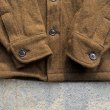 画像8: 【XS/S】70s-80s USA製 Woolrich ウールシャツジャケット 茶色■ビンテージ オールド レトロ アメリカ古着 ウールリッチ ダブルマッキーノ (8)