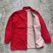 画像9: 【L】USA製 DEERSKIN 内装キルティング シャツジャケット 赤無地■ビンテージ オールド レトロ アメリカ古着 70s コットンツイル (9)
