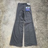 画像: 【W27(W25相当)】デッドストック WRANGLER ウール フレアパンツ グレー■ビンテージ ヨーロッパ古着 70s ラングラー ベルボトム バギー