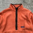 画像3: 【S or Ladies】2000s Y2K patagonia ハーフジップ シンチラフリース オレンジ■ビンテージ オールド アメリカ古着 パタゴニア レディース (3)