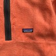 画像4: 【S or Ladies】2000s Y2K patagonia ハーフジップ シンチラフリース オレンジ■ビンテージ オールド アメリカ古着 パタゴニア レディース (4)