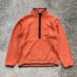 画像1: 【S or Ladies】2000s Y2K patagonia ハーフジップ シンチラフリース オレンジ■ビンテージ オールド アメリカ古着 パタゴニア レディース (1)