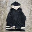 画像6: 【L/XL】FILA ジップアップ 裏ボア フリースジャケット ダークグレー■ビンテージ オールド アメリカ古着 90s フィラ パーカー (6)