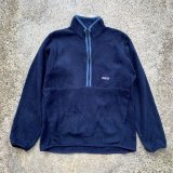 画像: 【S or Ladies】2000s Y2K patagonia ハーフジップ シンチラフリース ネイビー■ビンテージ オールド アメリカ古着 パタゴニア レディース