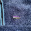 画像4: 【S or Ladies】2000s Y2K patagonia ハーフジップ シンチラフリース ネイビー■ビンテージ オールド アメリカ古着 パタゴニア レディース (4)